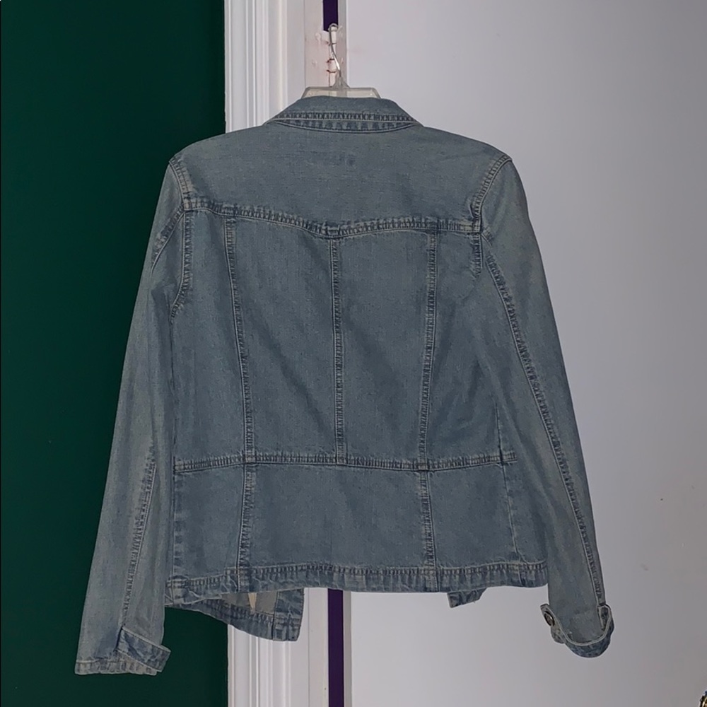 French Cuff Jean Jacket - Picture 7 of 10